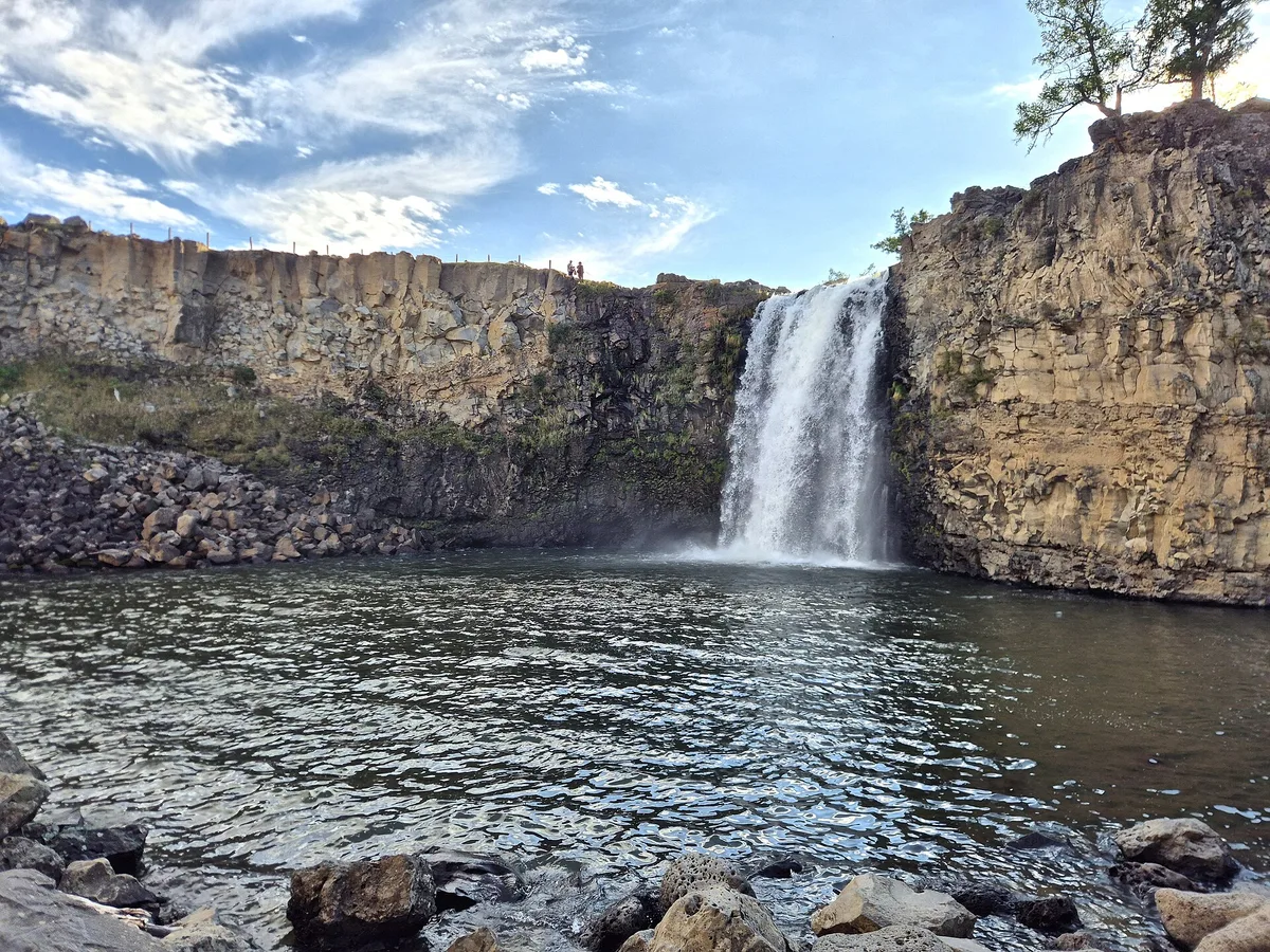 Orkhon Waterfall in Kharkhorin, Mongolia