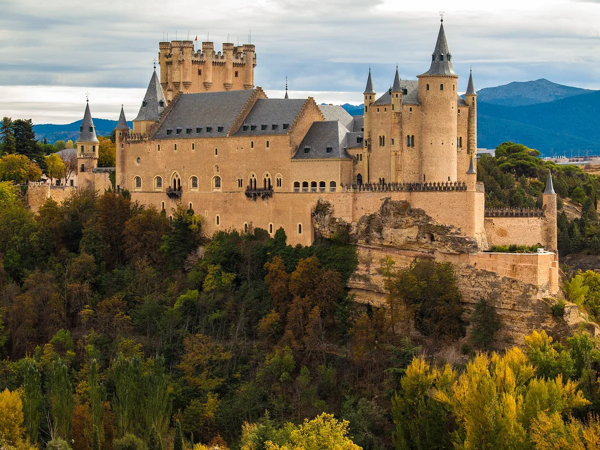 Alcázar de Segovia in Segovia, Spain