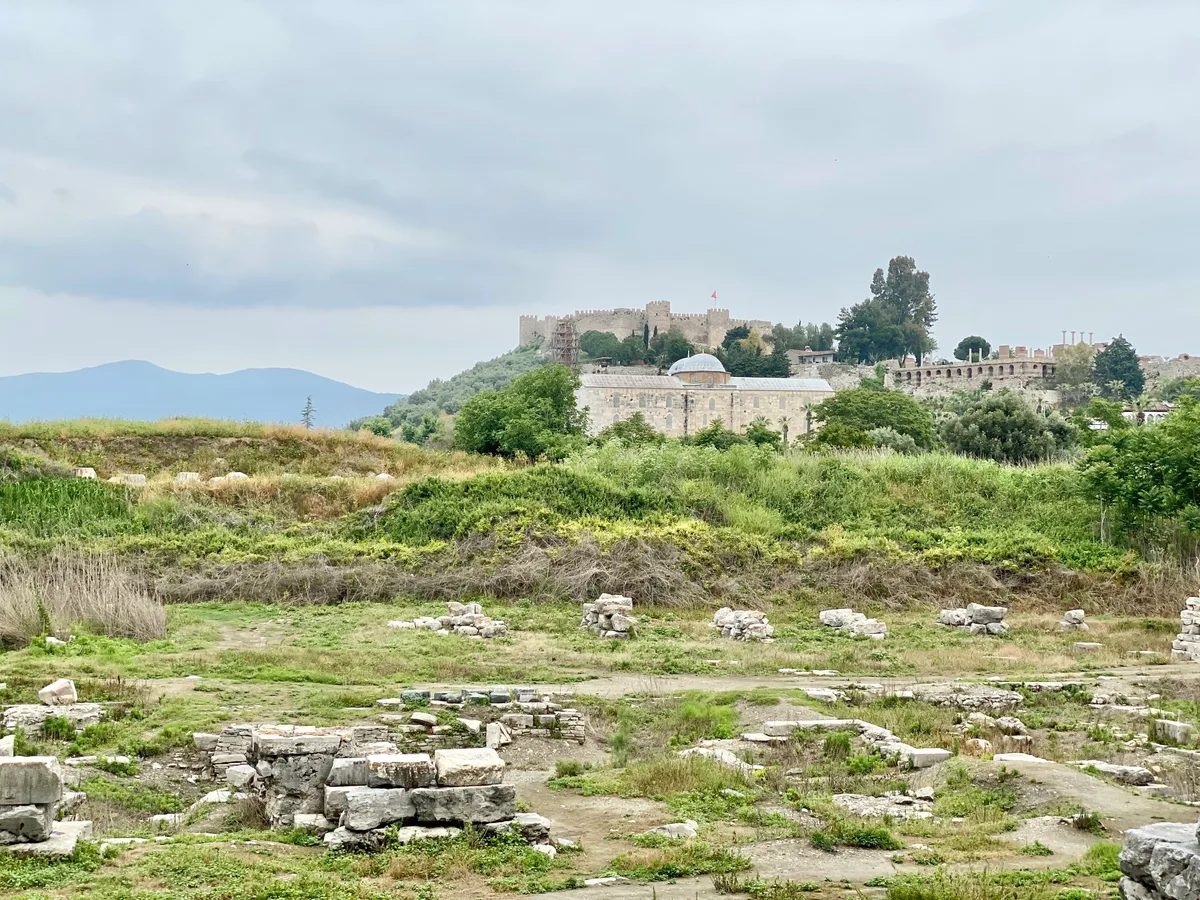 Ayasuluk Citadel in Selcuk, Turkey