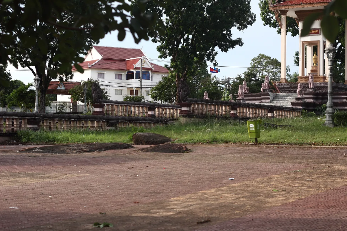 Independence Park in Sihanoukville, Cambodia