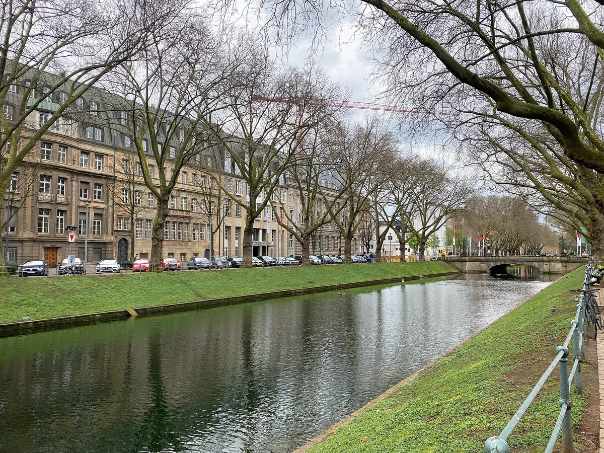 Königsallee in Düsseldorf, Germany