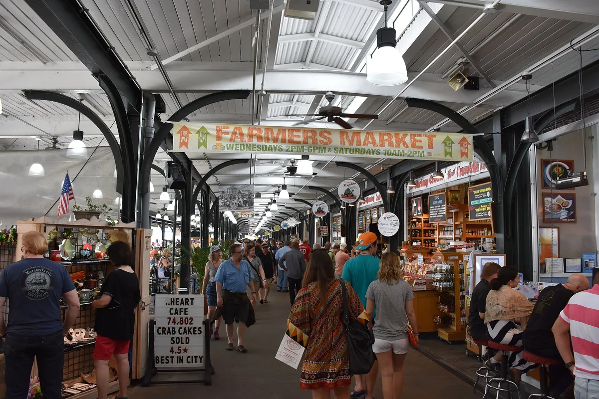 French Market in New Orleans, United States