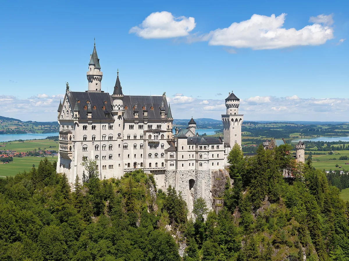 Neuschwanstein Castle in Füssen, Germany
