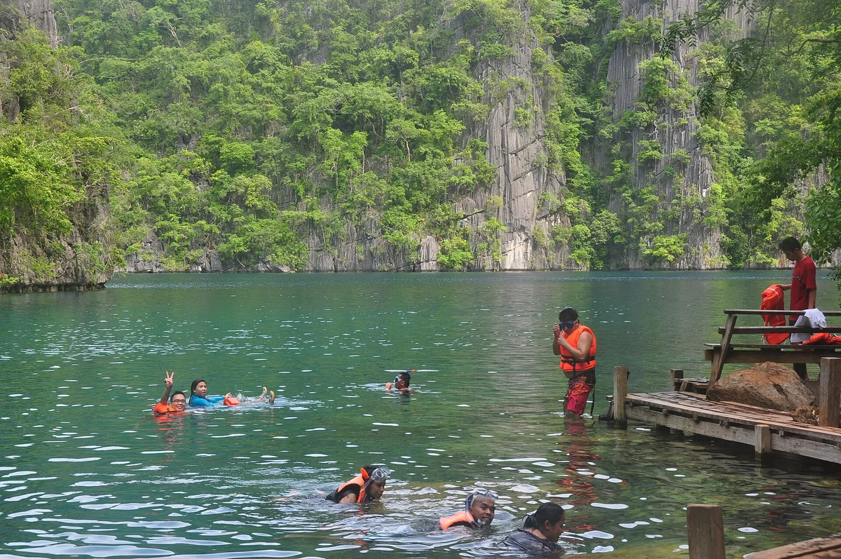 Kayangan Lake in Coron, Philippines