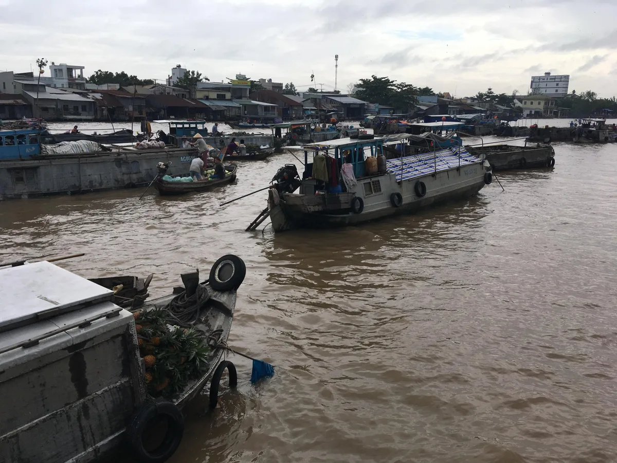 Cai Rang Market in Can Tho, Vietnam