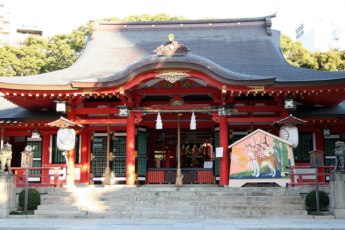 Ikuta Shrine in Kobe, Japan