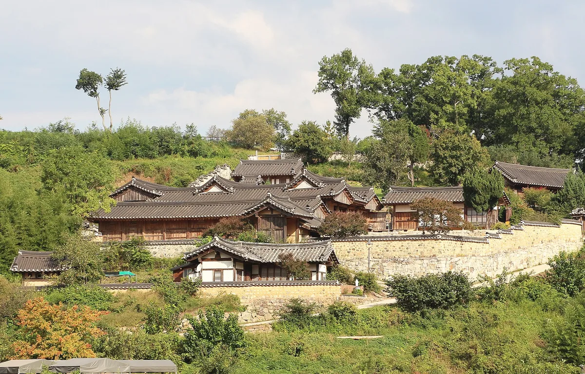Yangdong Folk Village in Gyeongju, South Korea