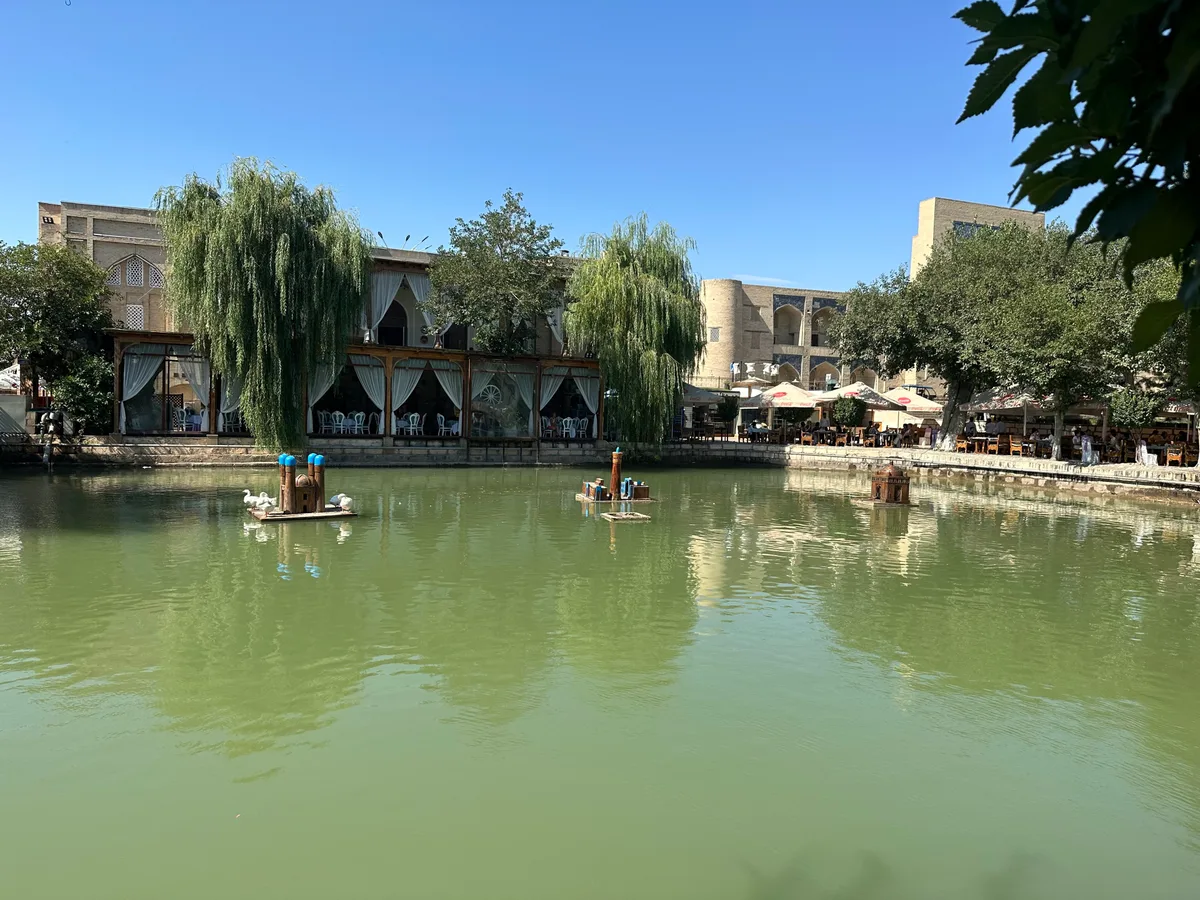 Labi Hovuz en Bujará, Uzbekistán