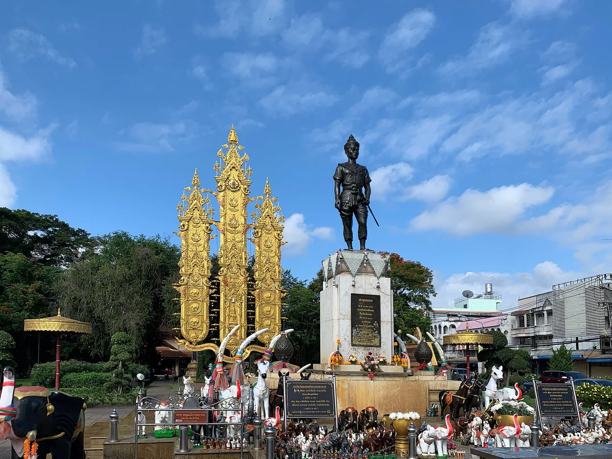 King Mangrai Monument in Chiang Rai, Thailand