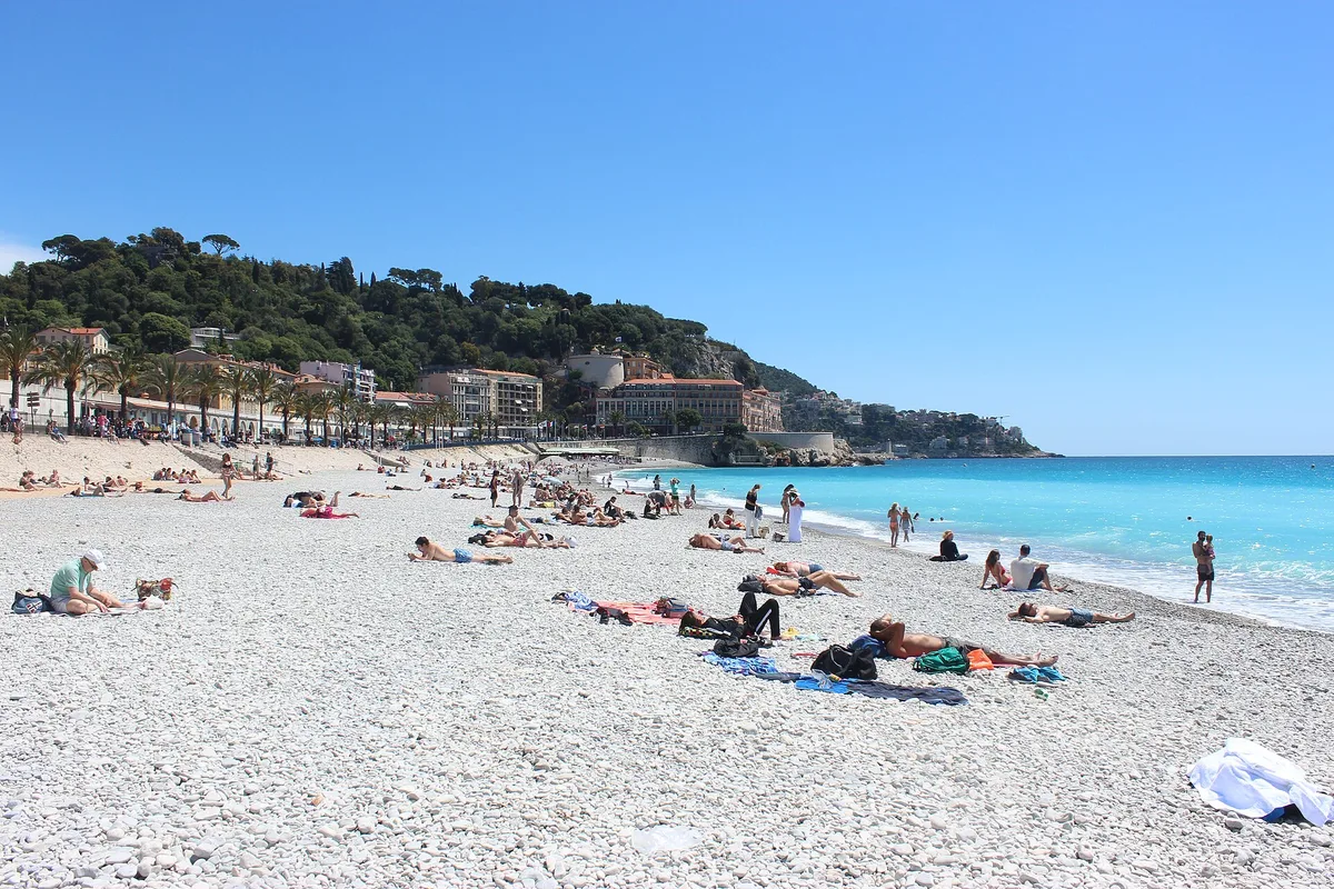 Promenade des Anglais in Nice, France