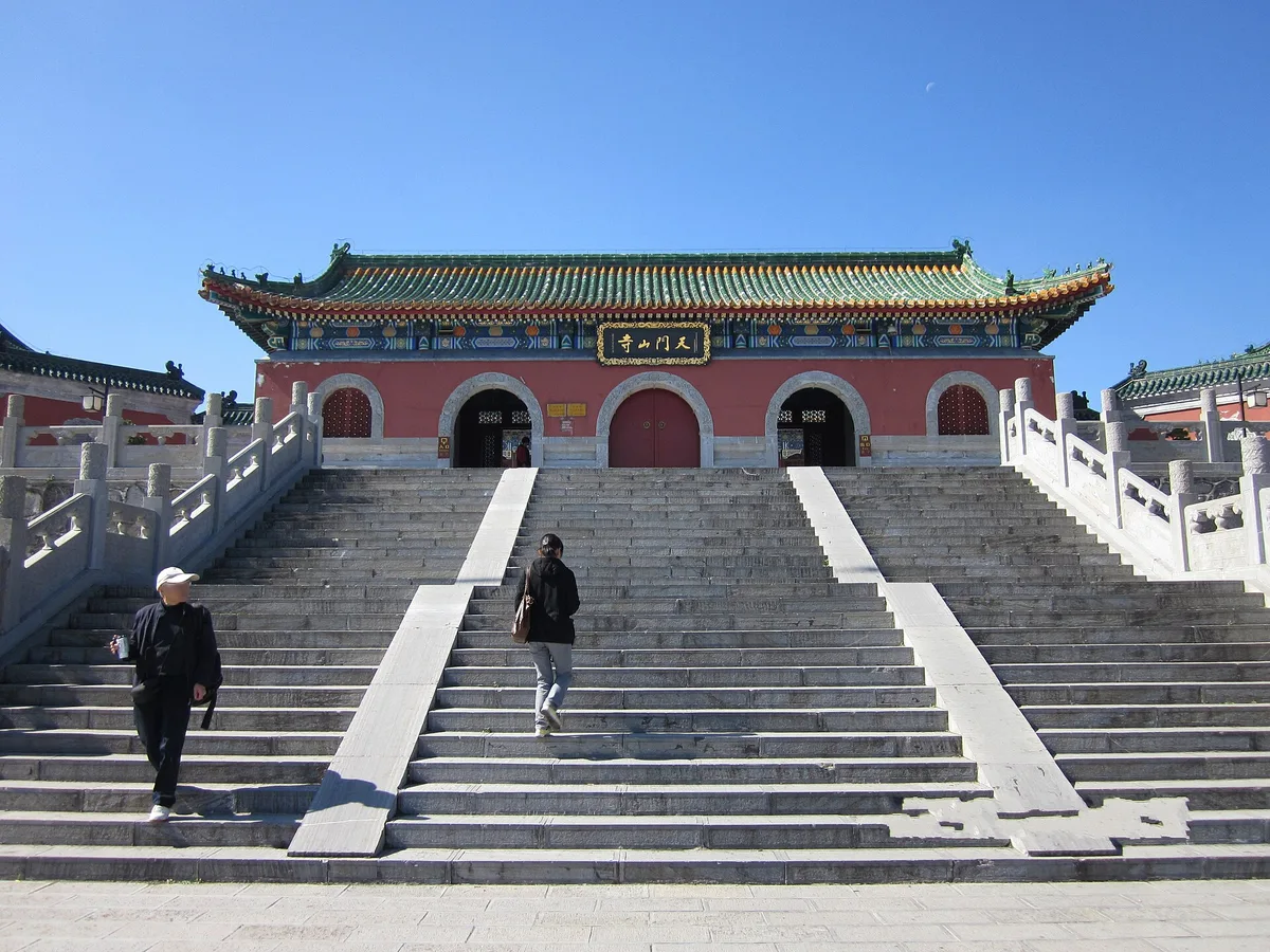 Tianmenshan Temple in Zhangjiajie, China