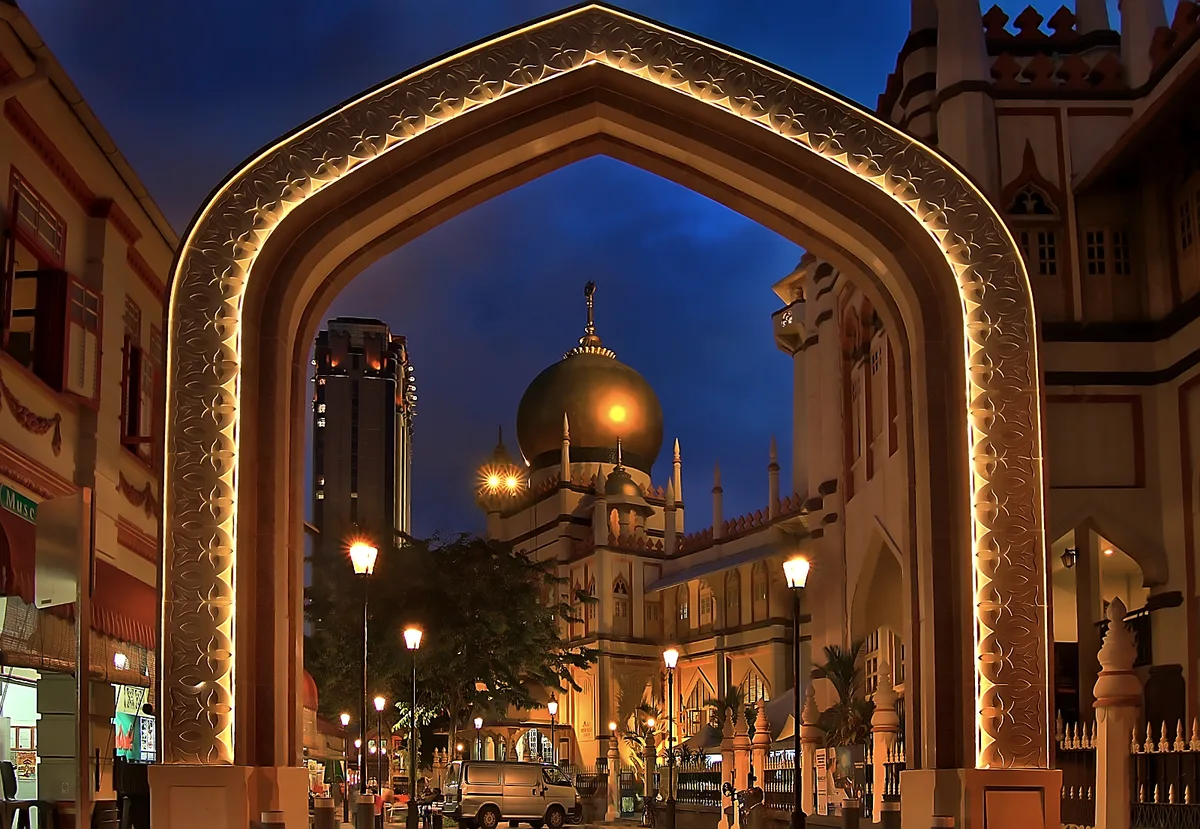 Sultan Mosque in Kampong Glam, Singapore