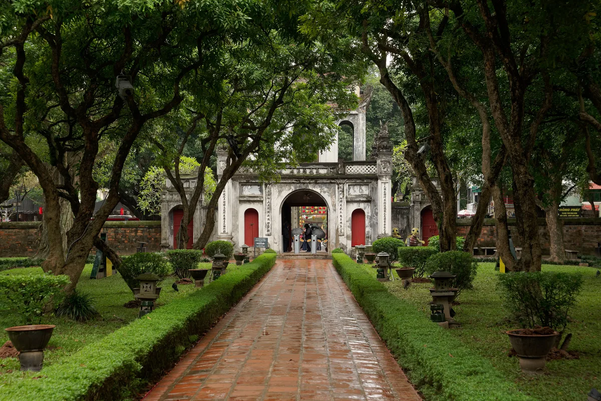Temple Of Literature in Hanoi, Vietnam