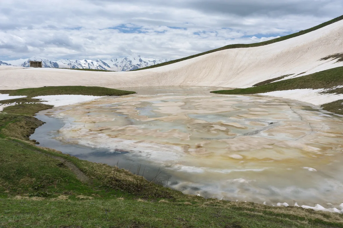 Koruldi Lakes in Mestia, Georgia