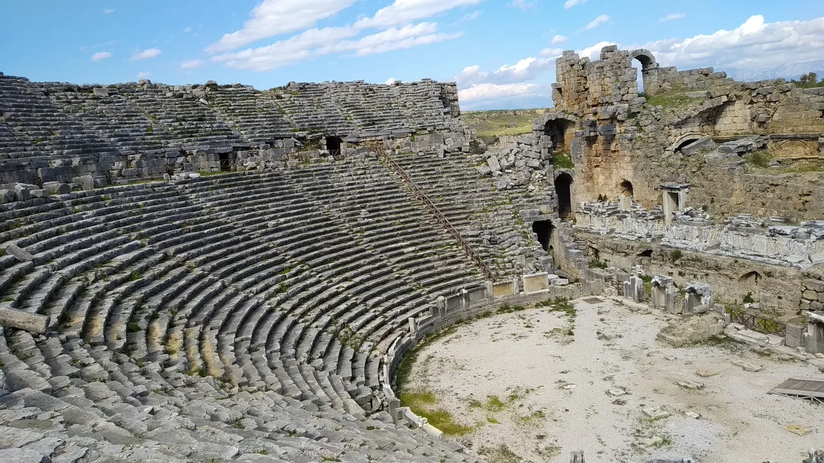Perge Ancient City in Antalya, Turkey