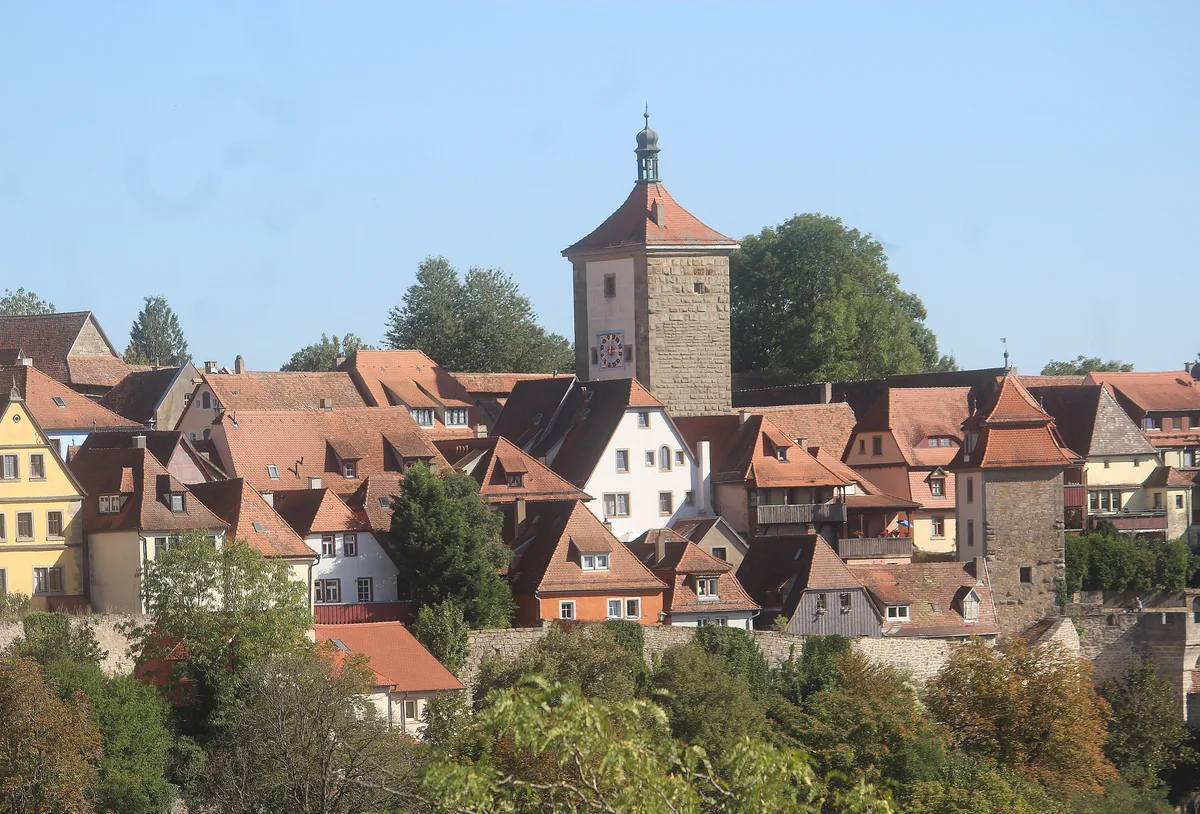 Altstadt Rothenburg in Rothenburg ob der Tauber, Germany
