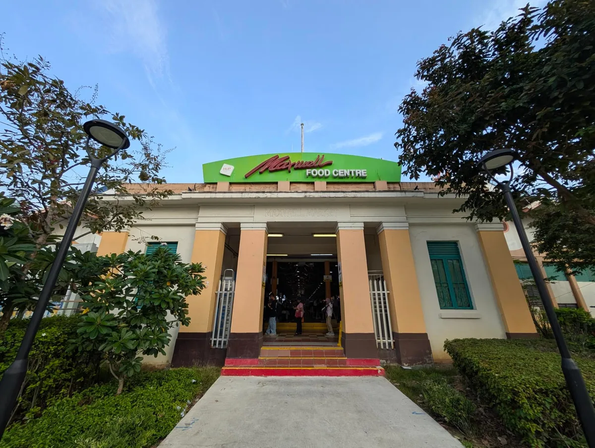 Maxwell Food Centre in Chinatown, Singapore