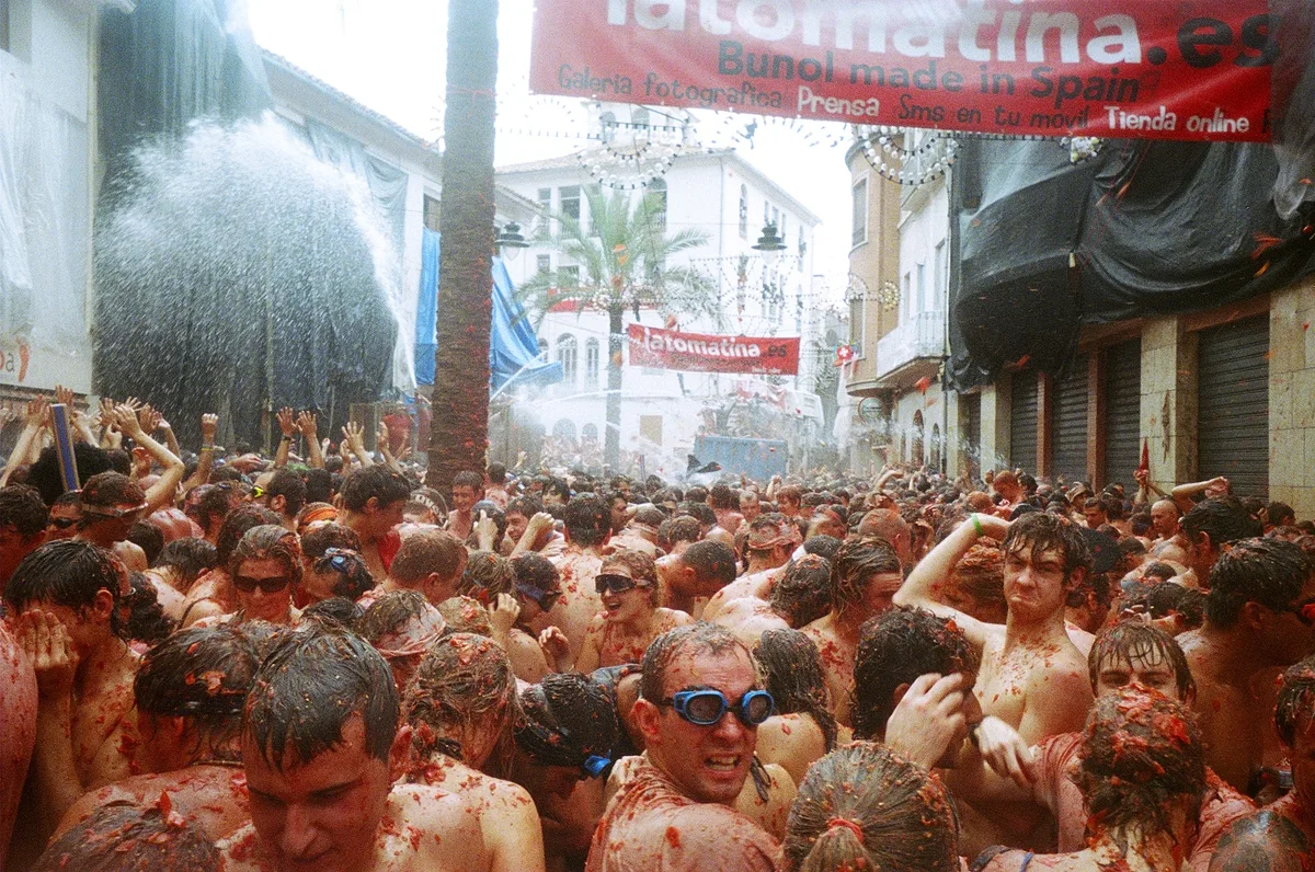 La Tomatina in Buñol, Spain