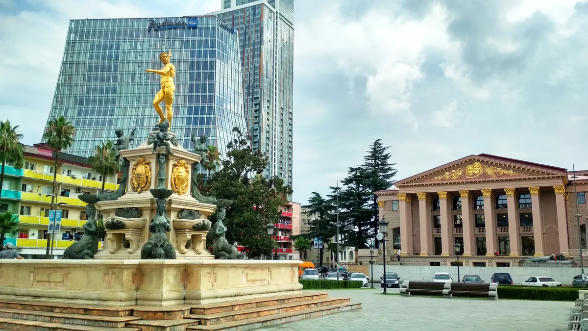 Fountain in Batumi, Georgia