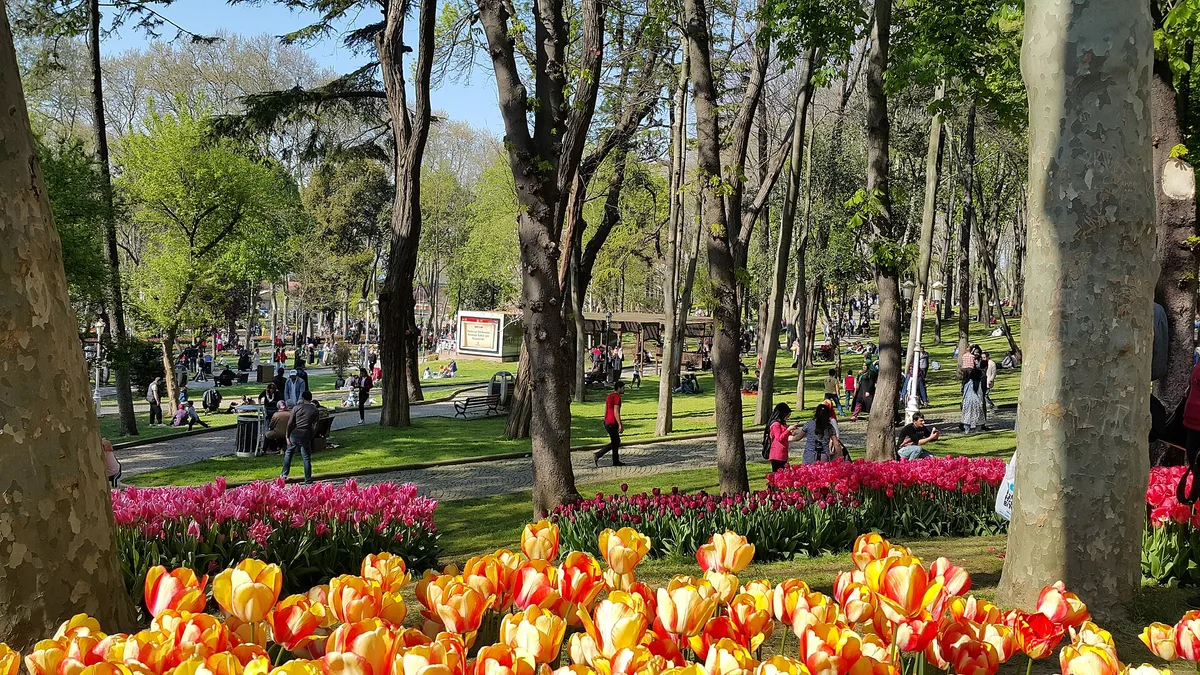 Gülhane Park in Istanbul, Turkey