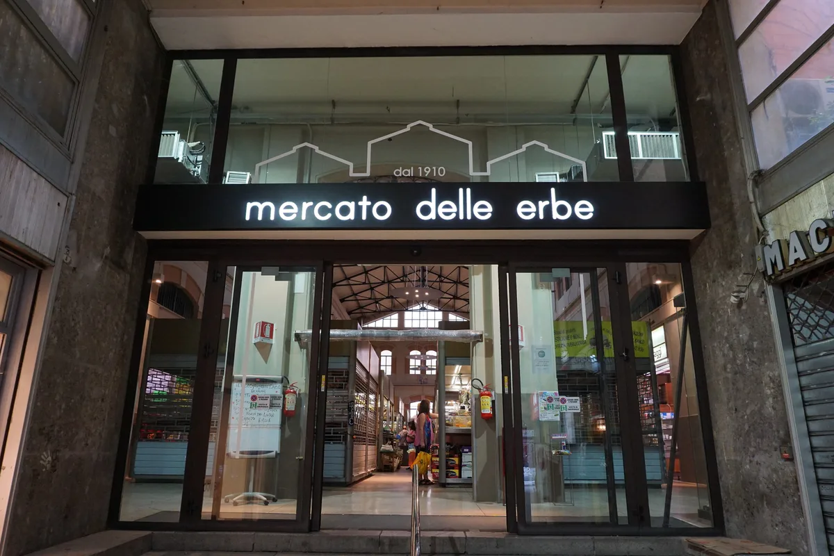 Mercato delle Erbe in Bologna, Italy