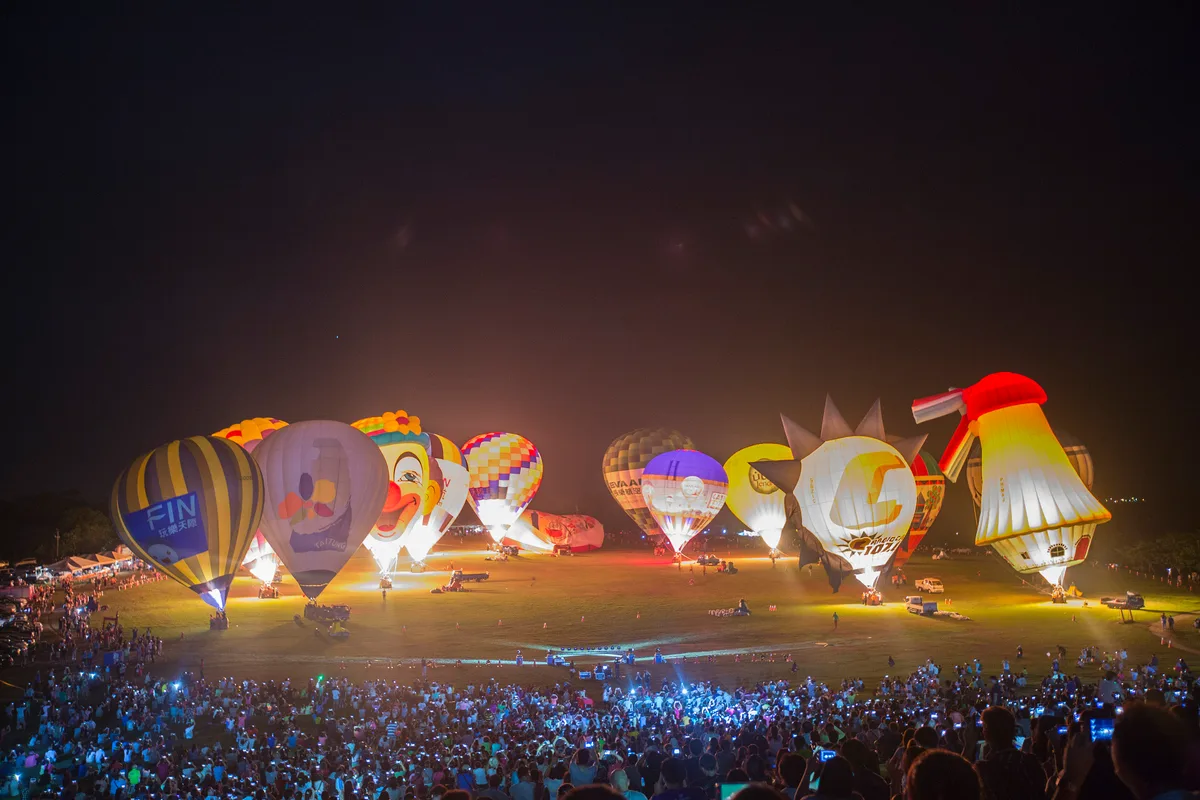 Taiwan International Balloon Festival 2026 in Taitung, Taiwan