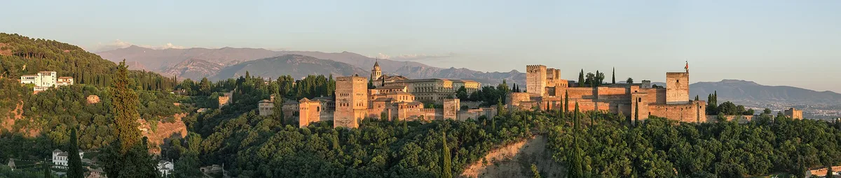Mirador de San Nicolás in Granada, Spain