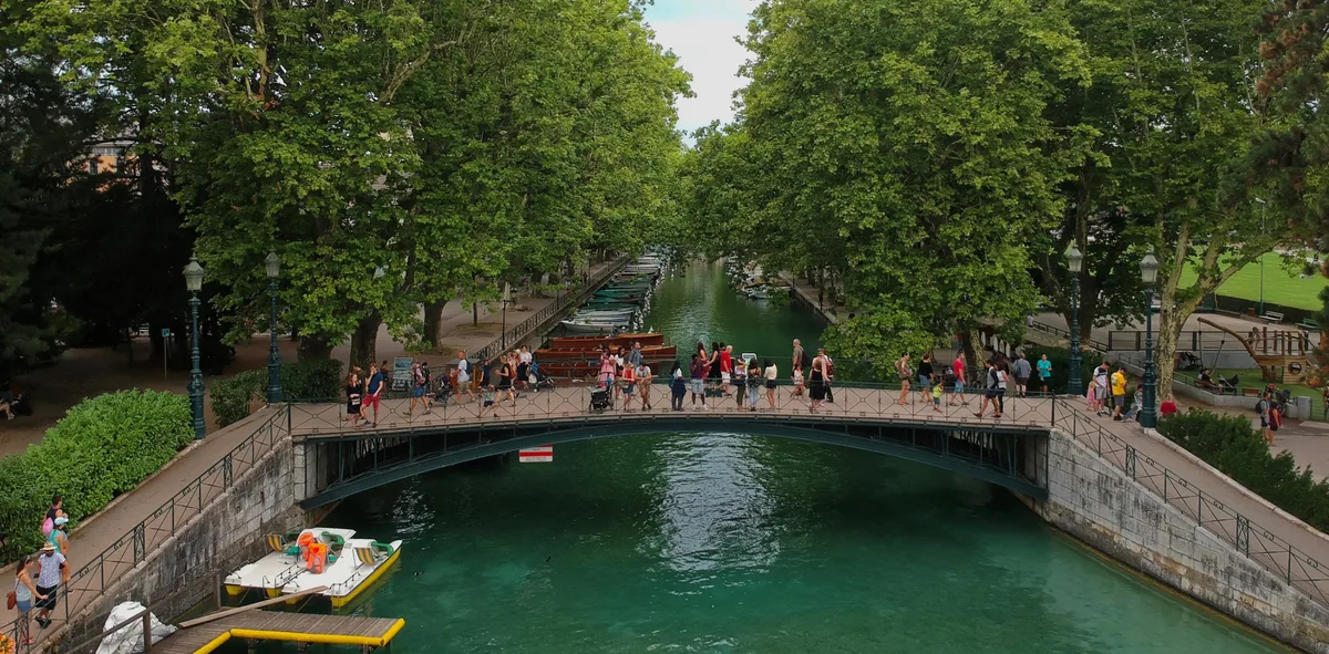 Pont des Amours in Annecy, France