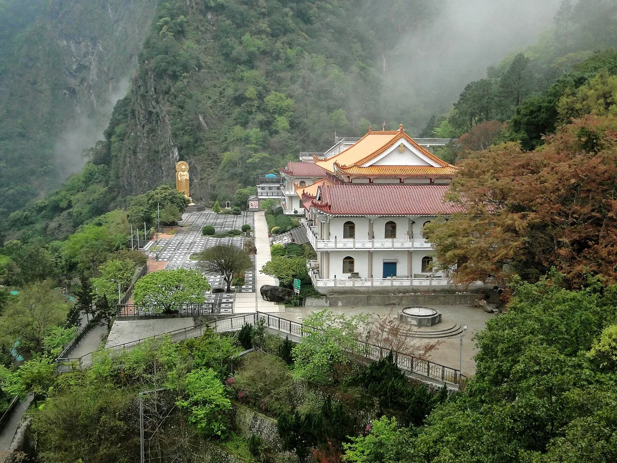 Xiangde Temple in Taroko Gorge, Taiwan