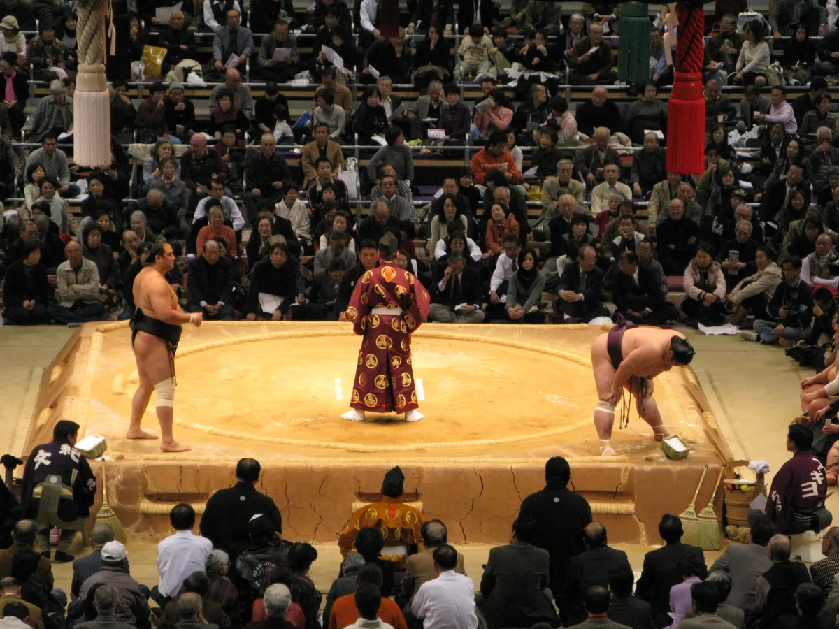 Kyushu Basho (Fukuoka Grand Sumo Tournament) in Fukuoka, Japan