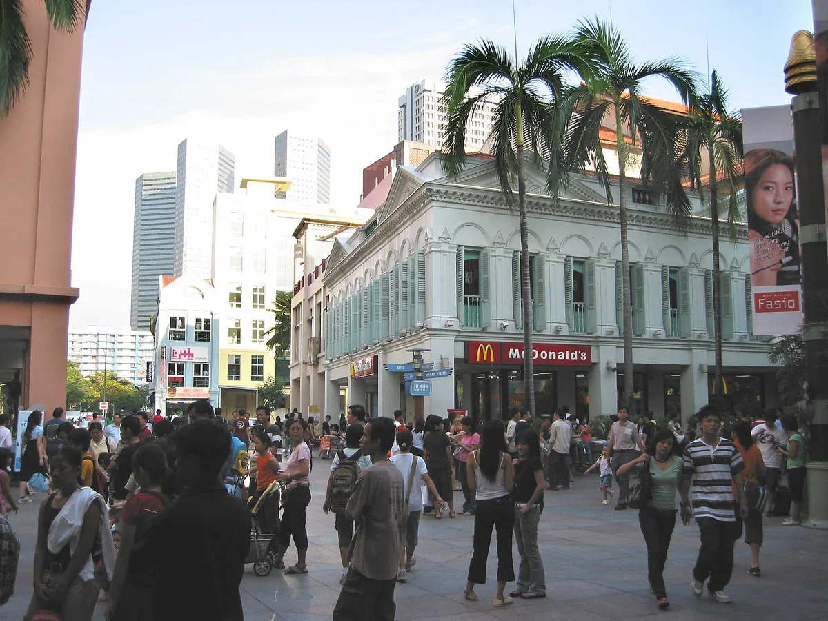 Bugis Street in Bugis, Singapore
