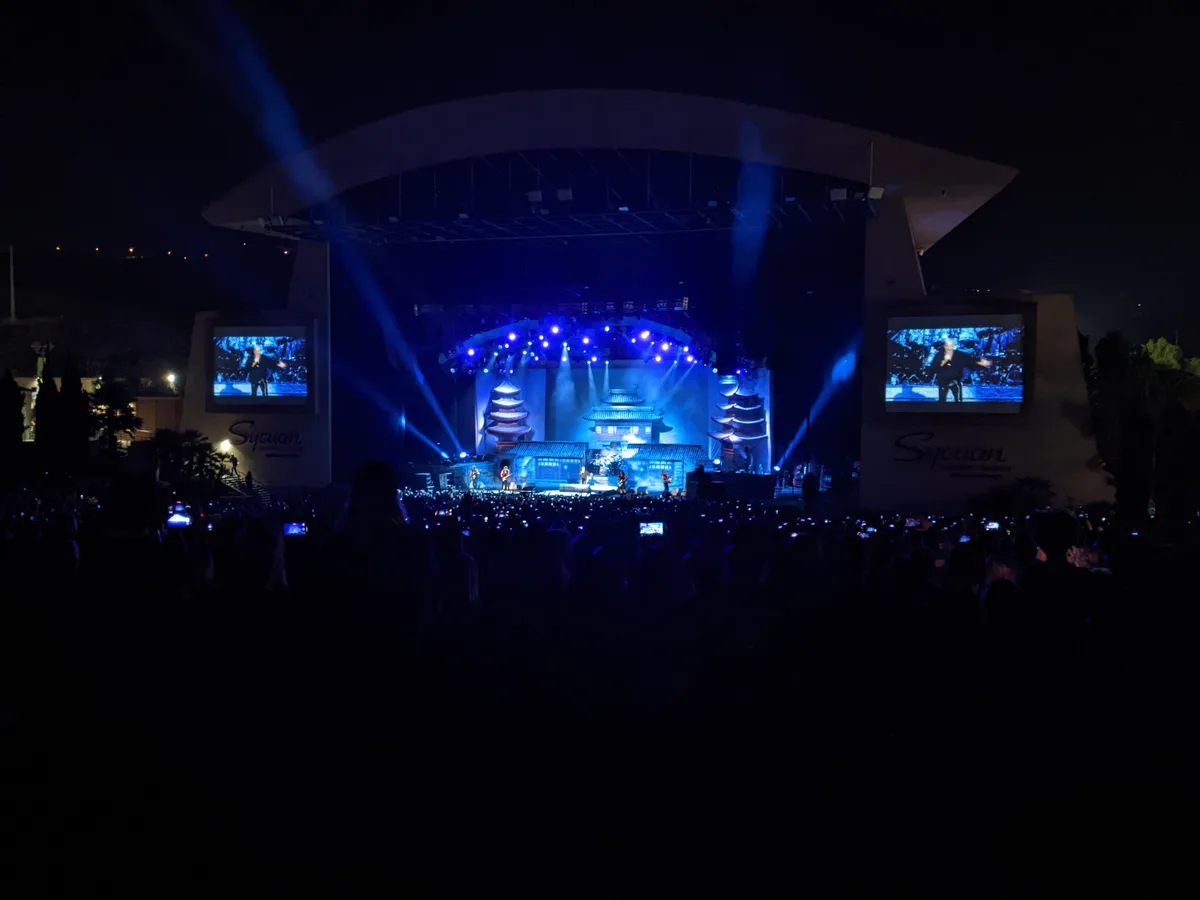 Iron Maiden with Megadeth in Auckland, New Zealand