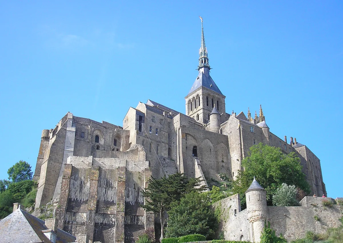 Mont-Saint-Michel Abbey in Mont Saint-Michel, France