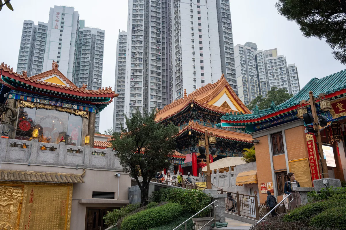 Sik Sik Yuen Wong Tai Sin Temple in Mong Kok, Hong Kong