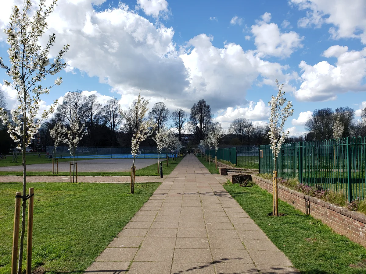 Preston Manor and Preston Park in Brighton, United Kingdom