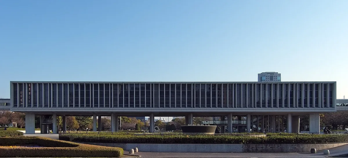 Hiroshima Peace Memorial Museum in Hiroshima, Japan