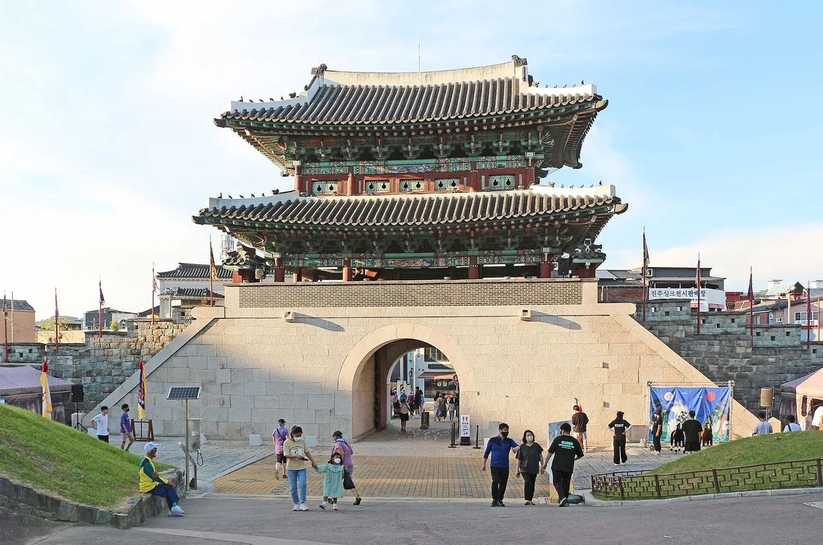 Jinjuseong Fortress in Jinju, South Korea