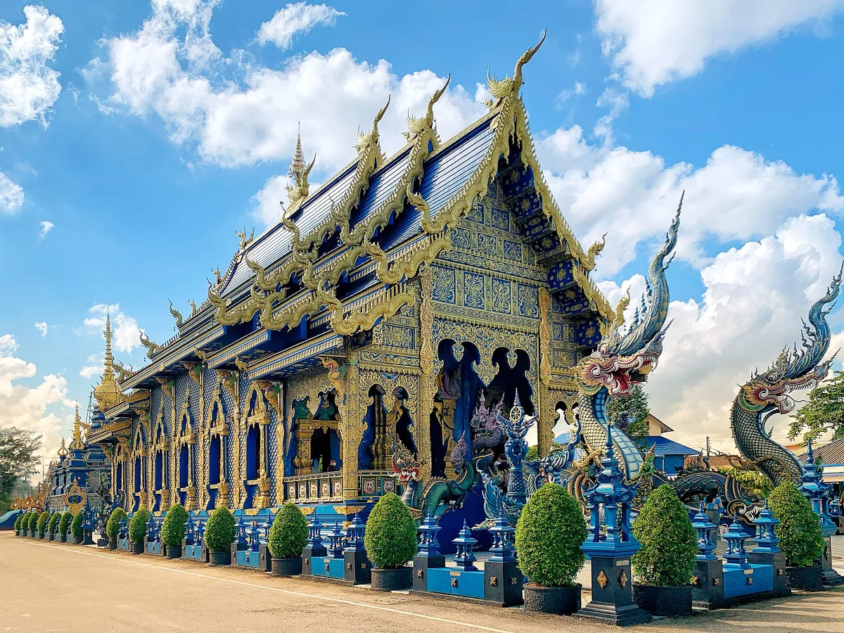 Rong Suea Ten Temple in Chiang Rai, Thailand