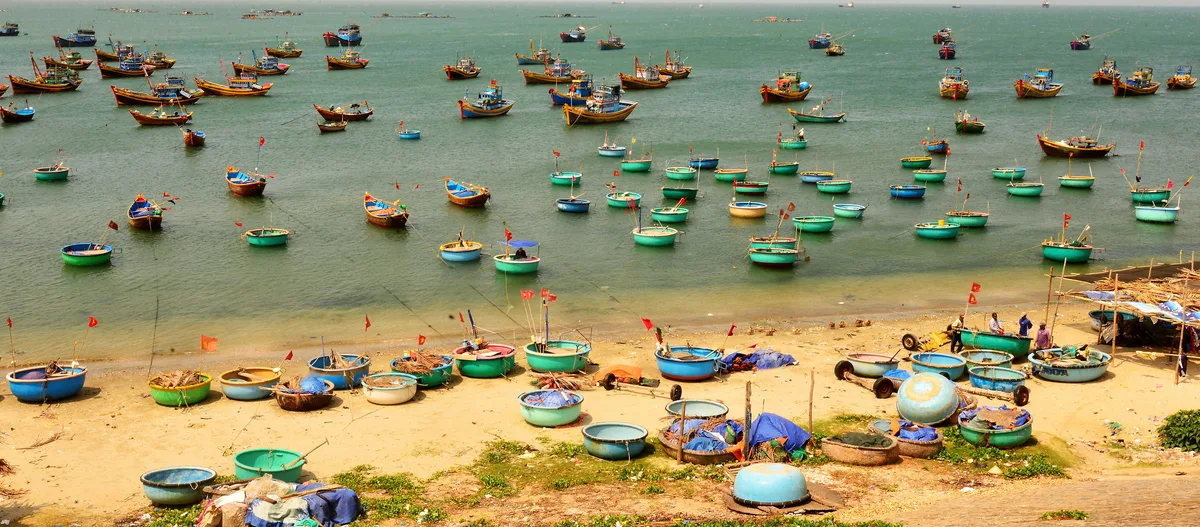 Mui Ne Fishing Village in Mui Ne, Vietnam