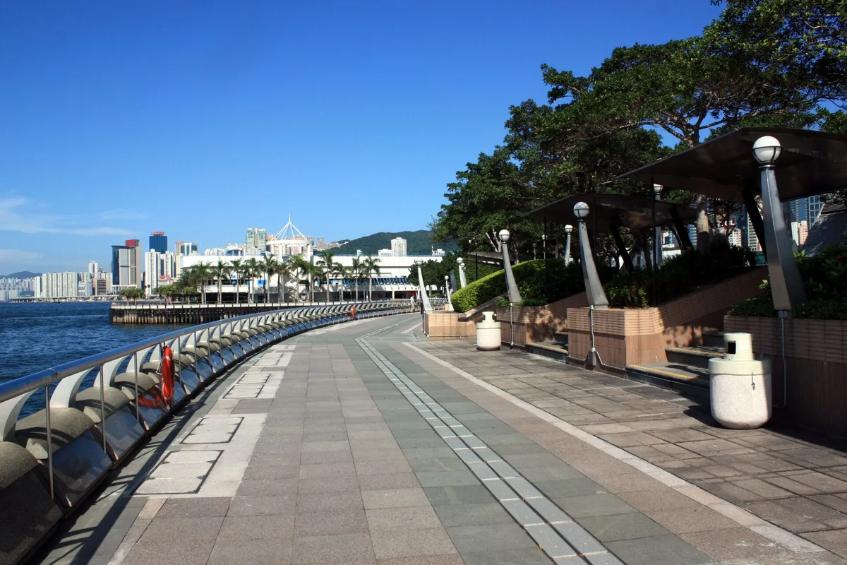 Wan Chai Temporary Promenade in Wan Chai, Hong Kong