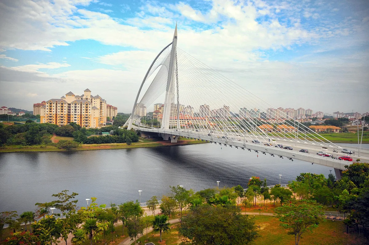 Seri Wawasan Bridge in Putrajaya, Malaysia
