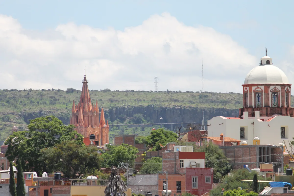 Parroquia de San Miguel Arcángel en San Miguel de Allende, México