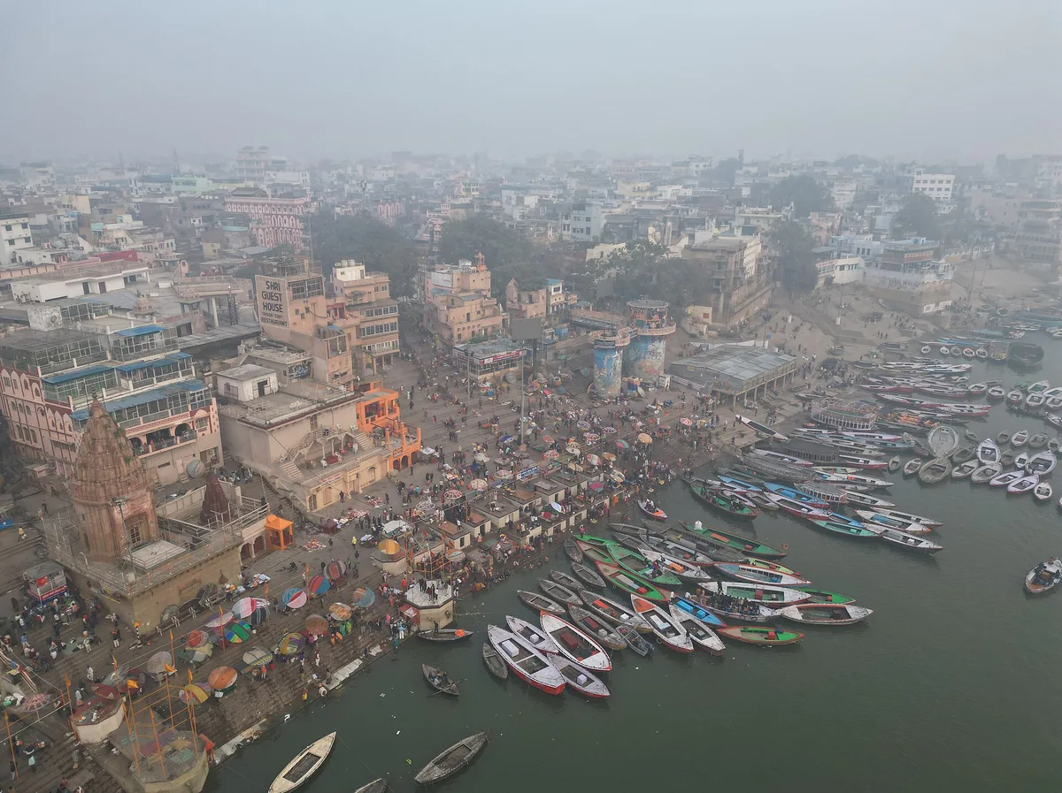 Dashashwamedh Ghat in Varanasi, India