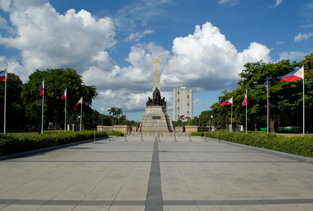 Rizal Park in Manila, Philippines