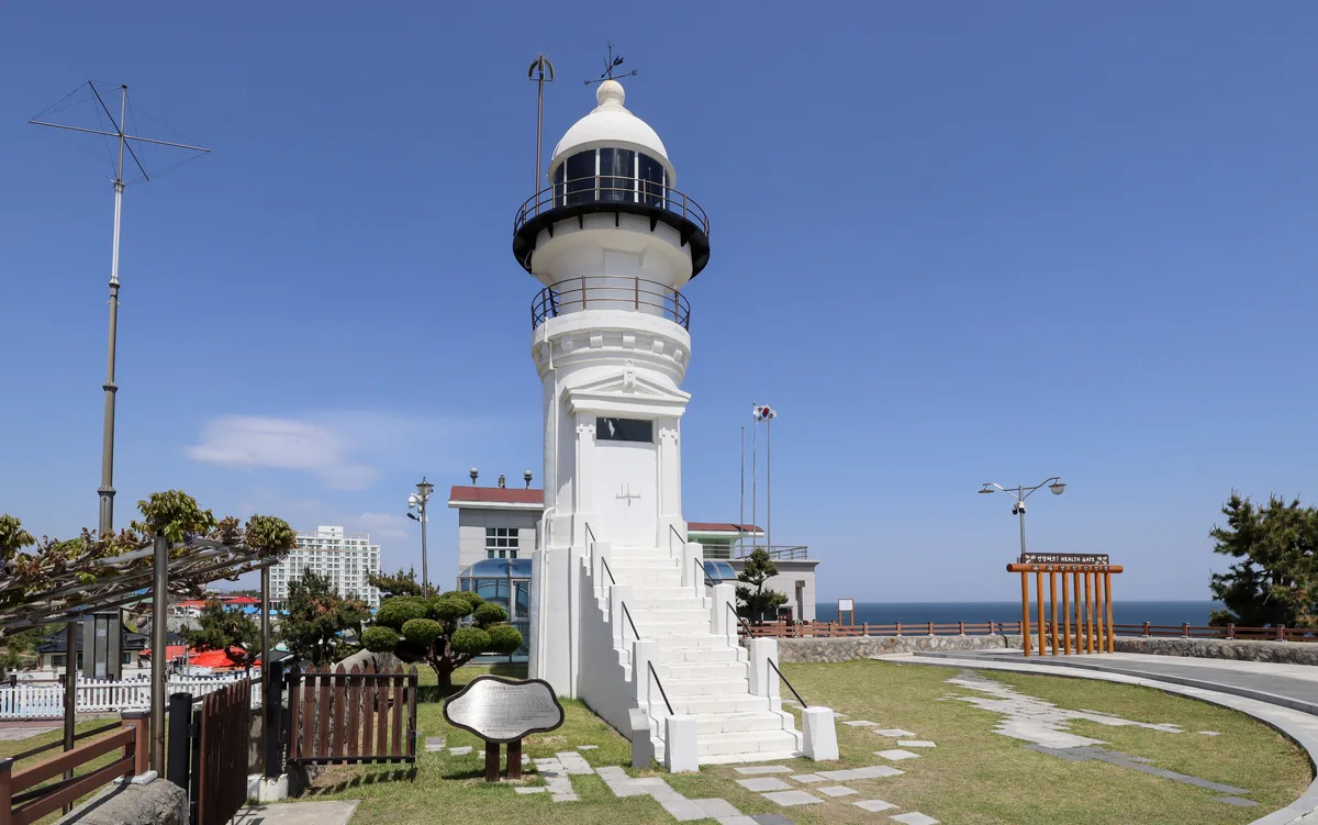 Jumunjin Lighthouse () in Gangneung, South Korea