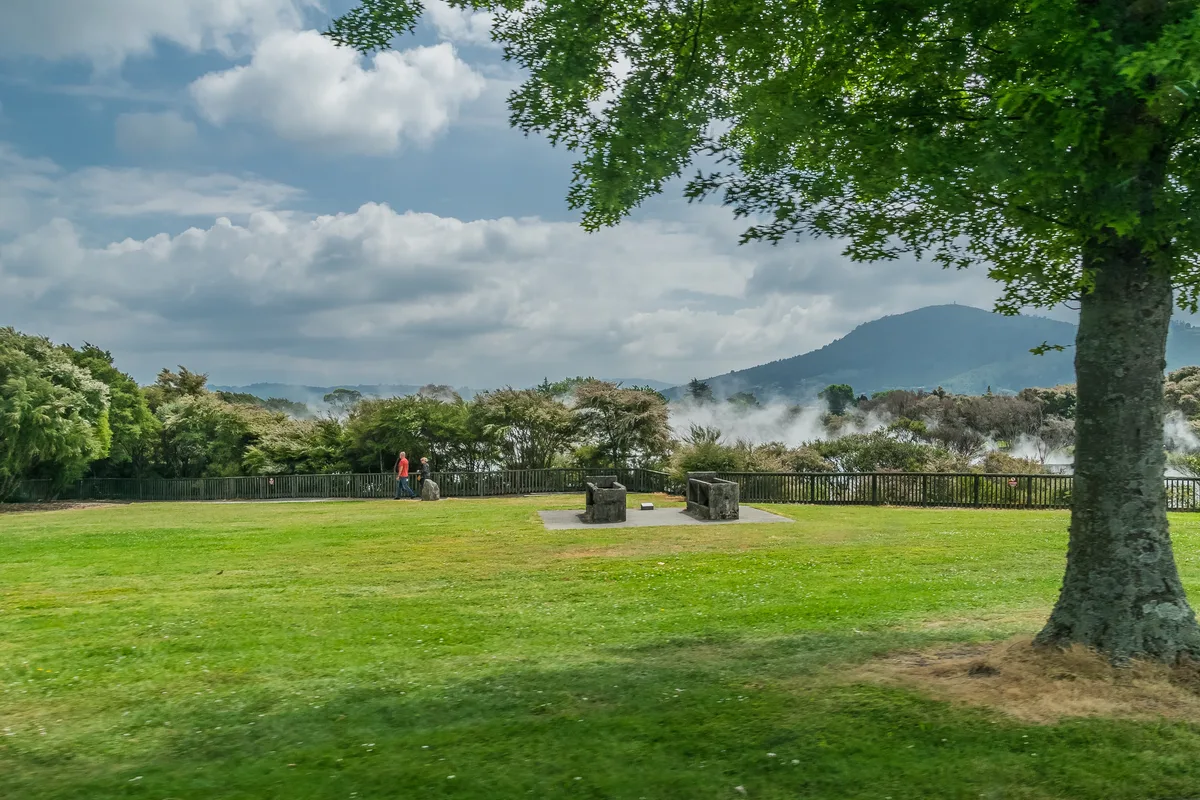Kuirau Park in Rotorua, New Zealand