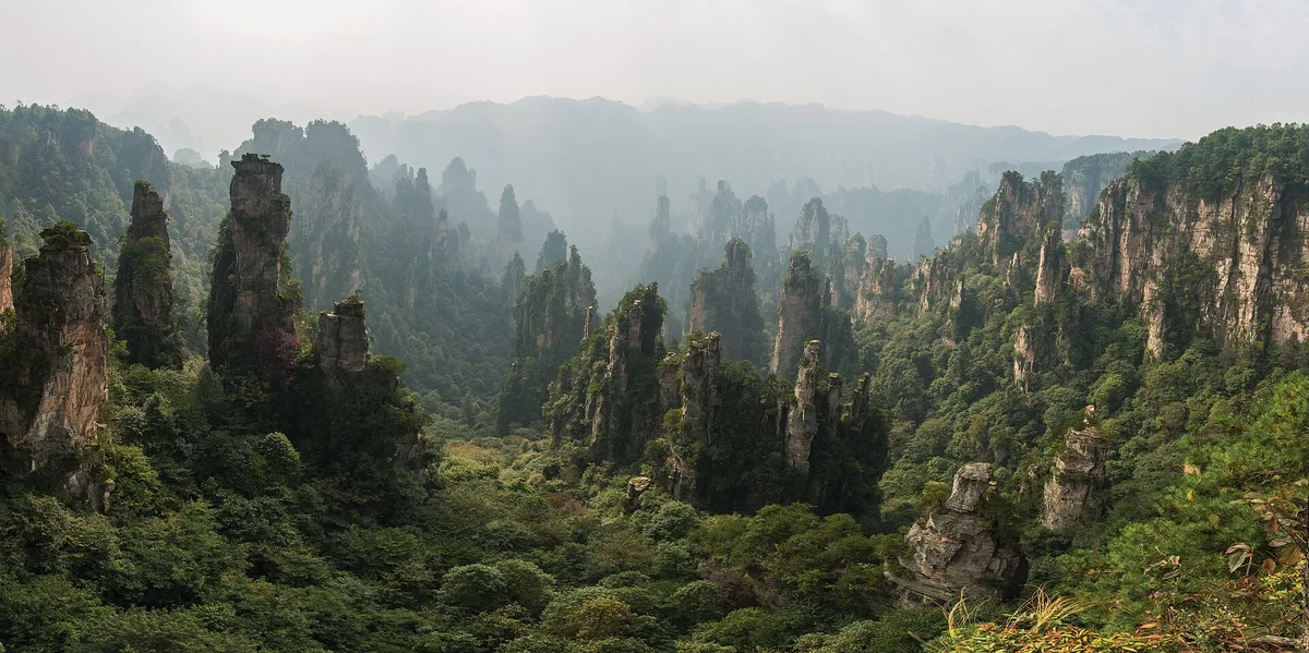Zhangjiajie National Forest Park in Zhangjiajie, China