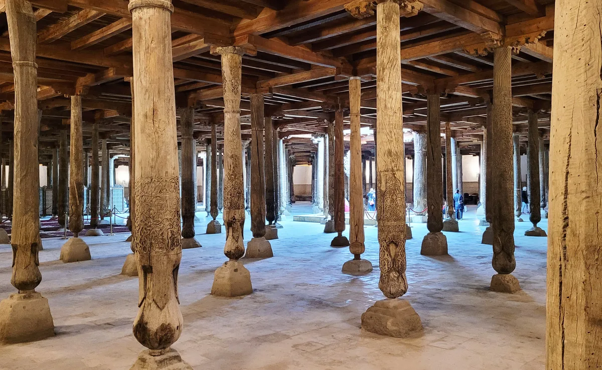 Mezquita Juma en Jiva, Uzbekistán