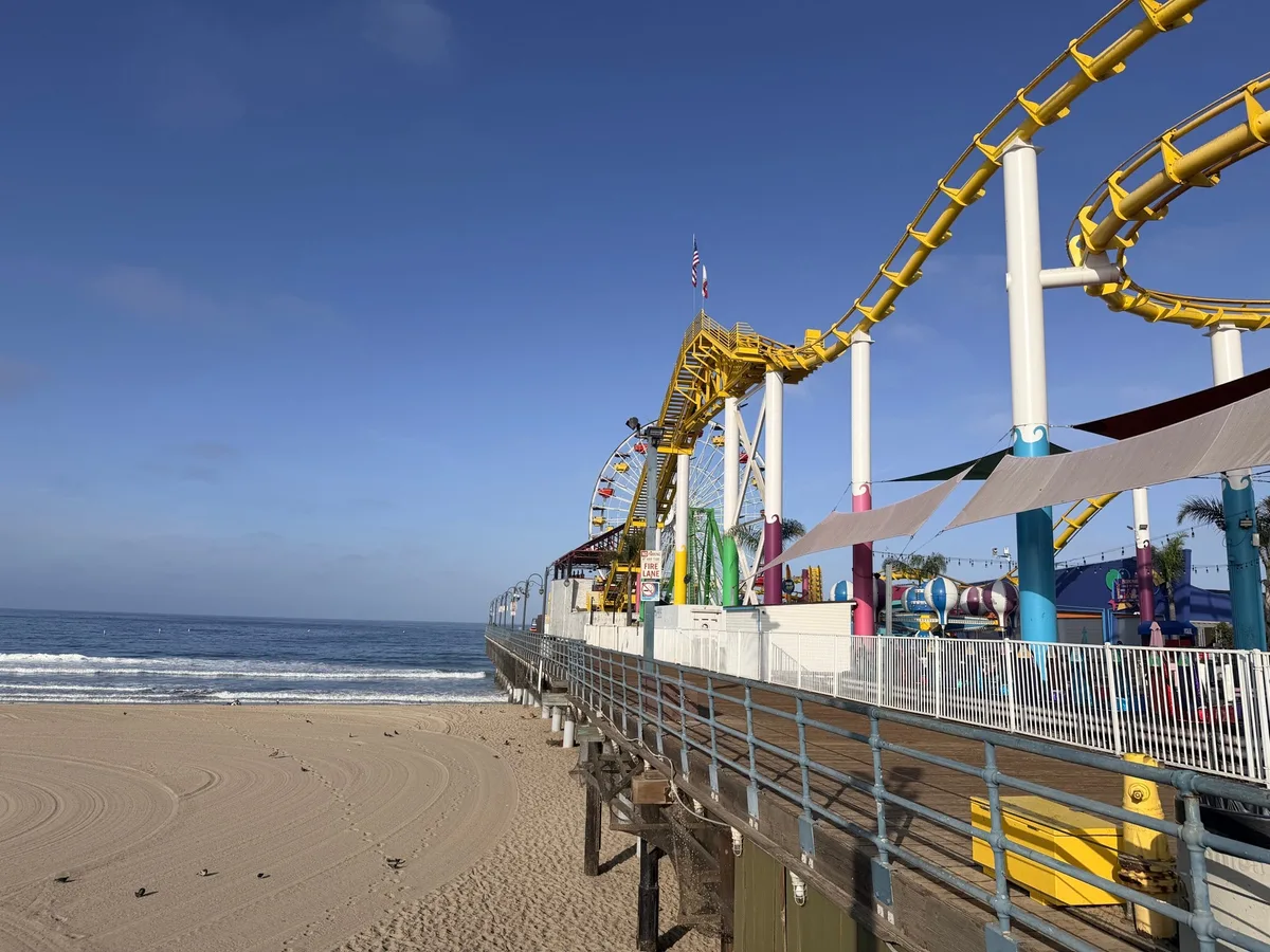 Santa Monica Pier in Los Angeles, United States