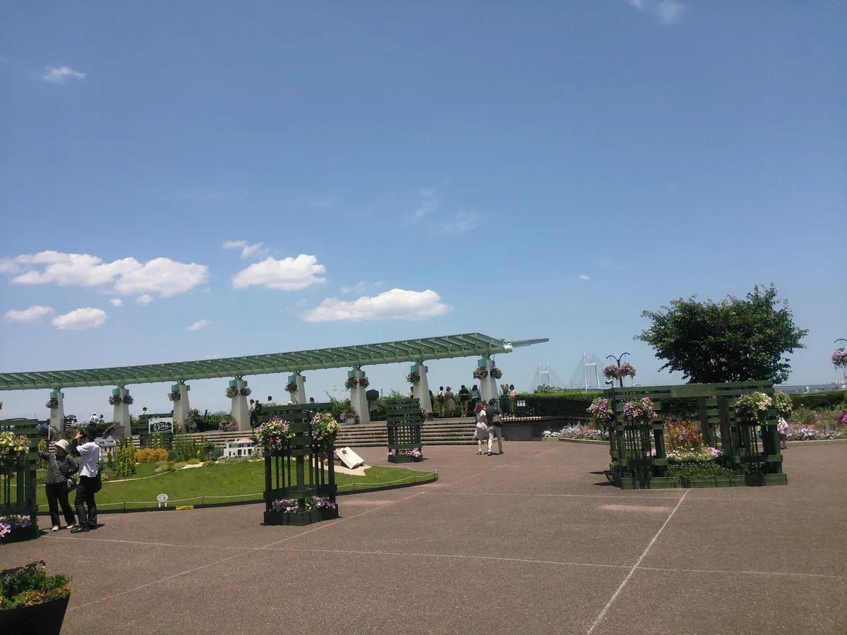 Harbor View Park in Yokohama, Japan